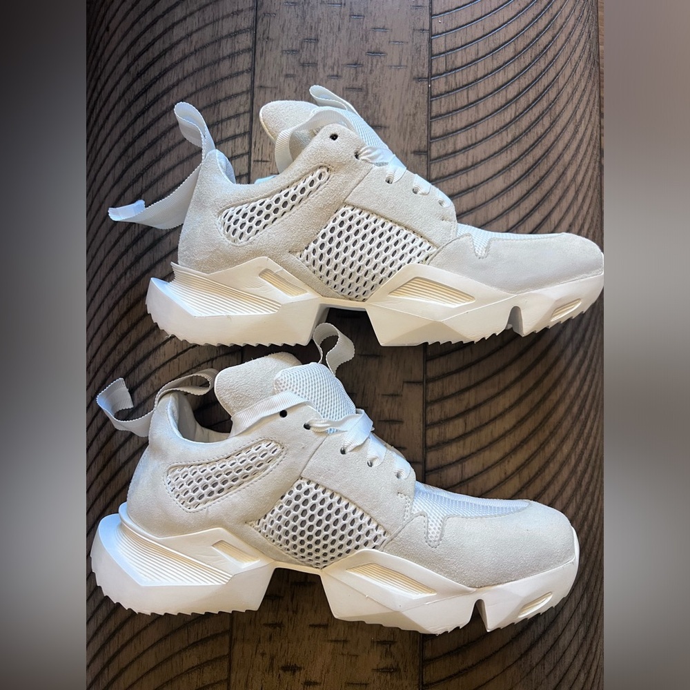 Ben Taverniti UNRAVEL PROJECT SUEDE AND MESH SNEAKERS size 38 - Picture 6 of 8